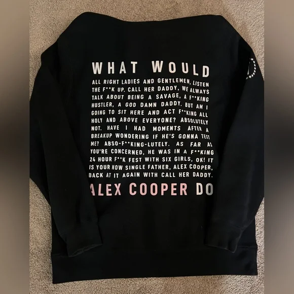 Black Call Her Daddy Alex Cooper Hoodie - Picture 2 of 5